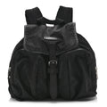 Gucci Nylon Monogram Medium Light Single Buckle Backpack Black