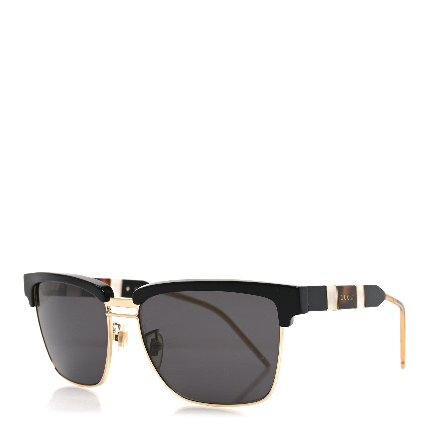 Gucci Squared Aviator GG Sunglasses GG0603S Black