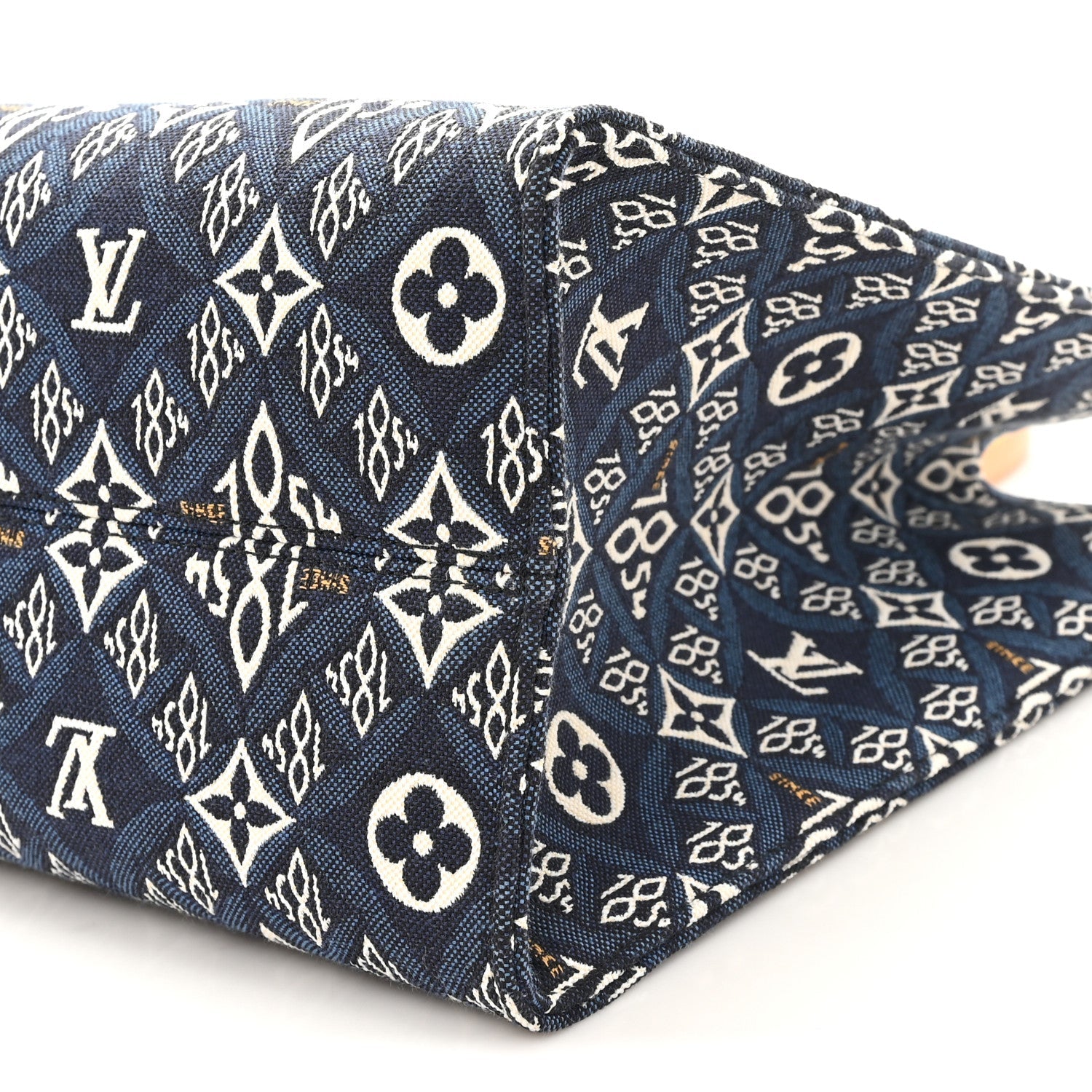 Louis Vuitton Jacquard Since 1854 Onthego MM Blue