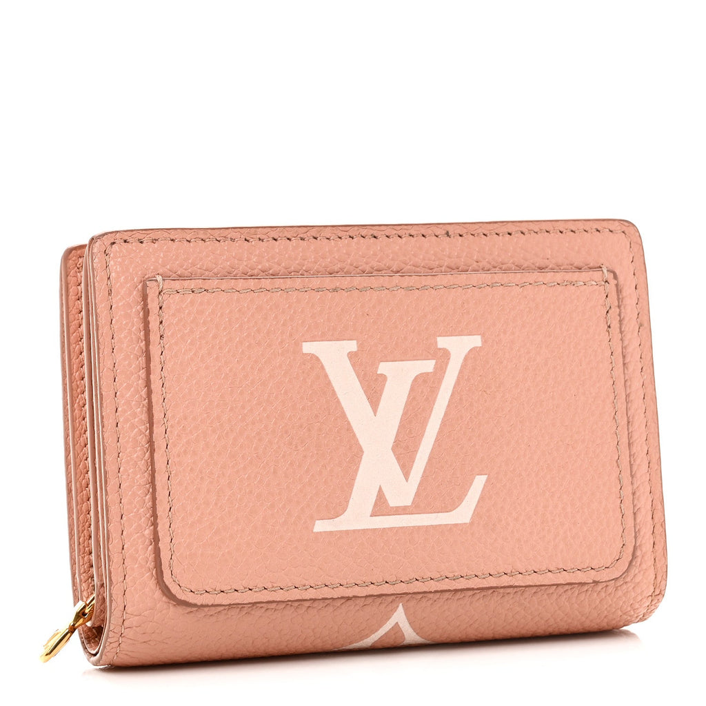 Louis Vuitton Empreinte Monogram Giant Clea Wallet Rose Trianon Creme
