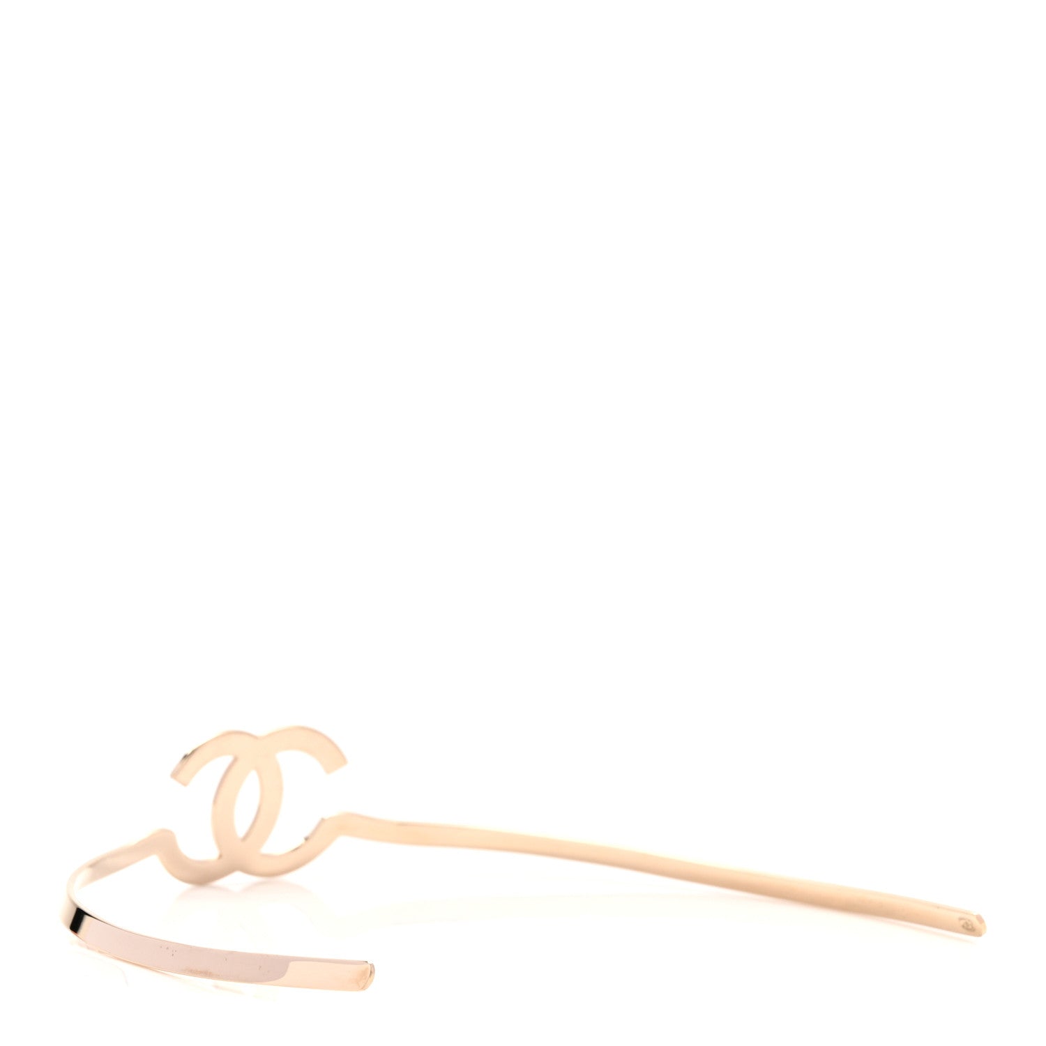 Metal CC Headband Light Gold