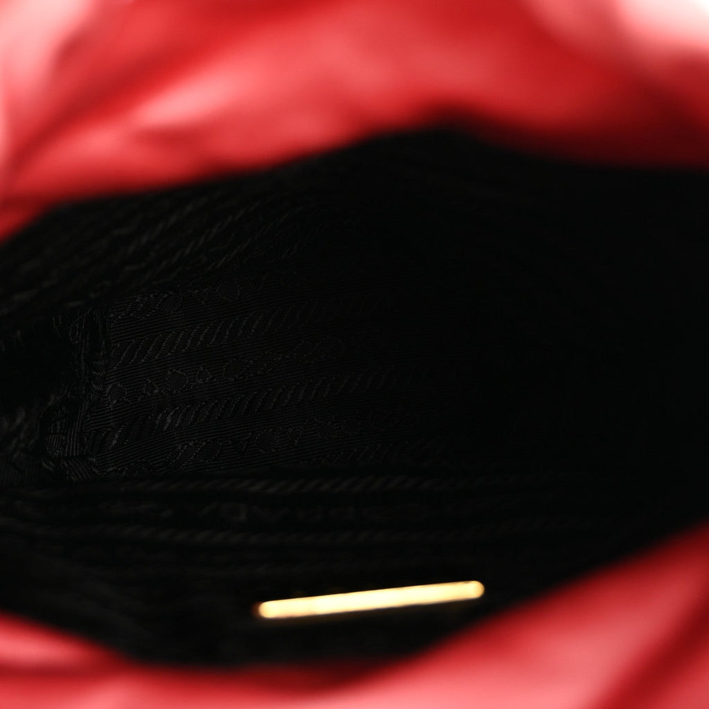 Prada Satin Raso Bucket Bag Pink
