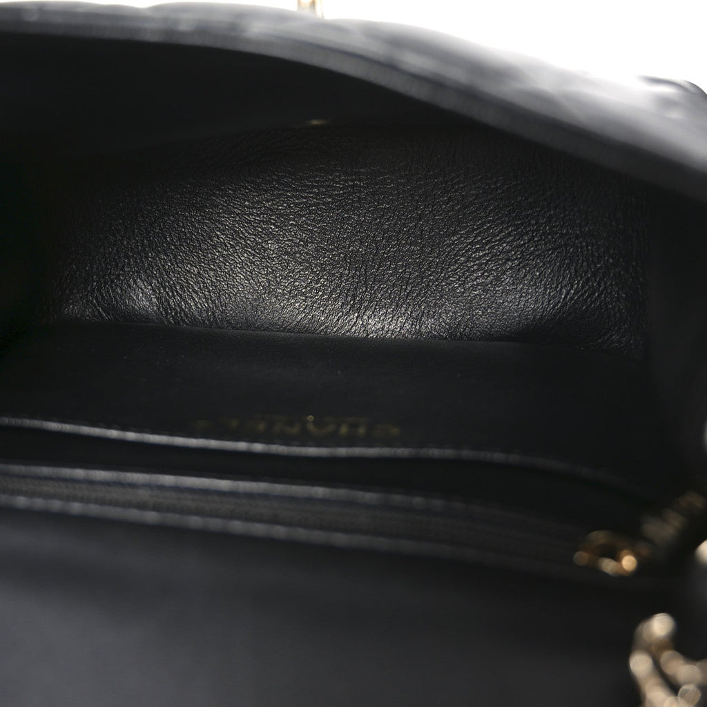 Chanel Lambskin Quilted Mini Square Flap Black