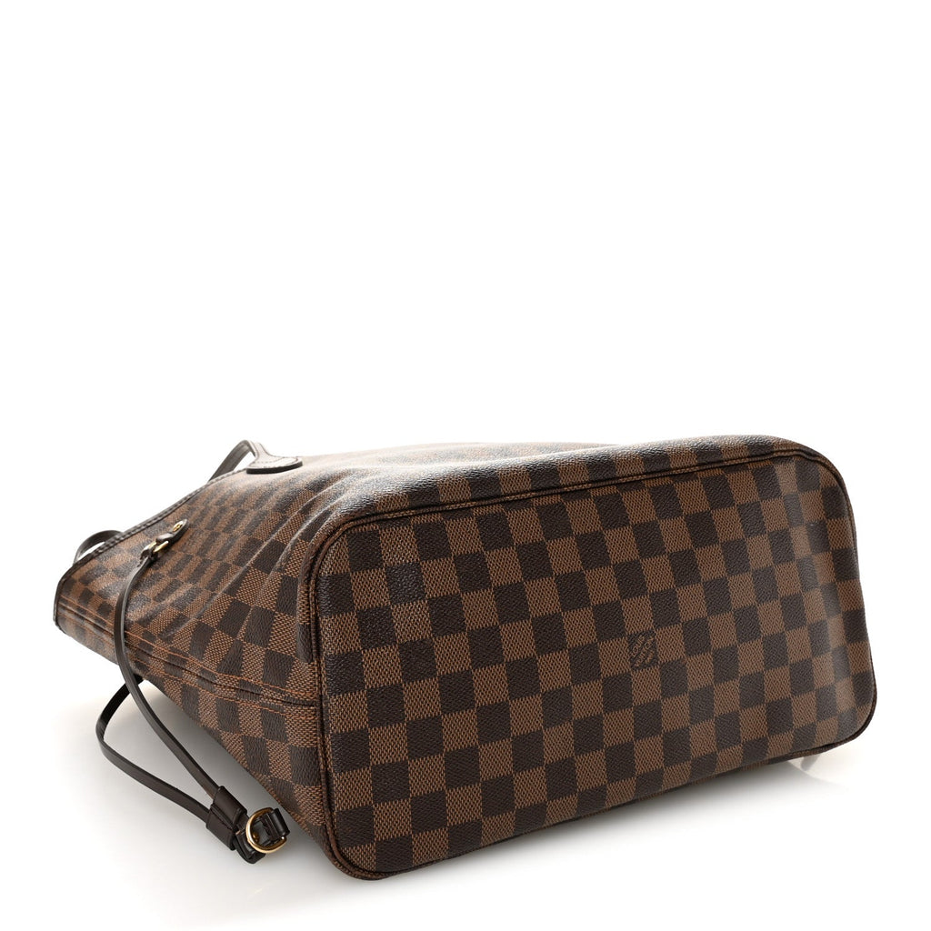 Louis Vuitton Damier Ebene Neo Neverfull MM Rose Ballerine