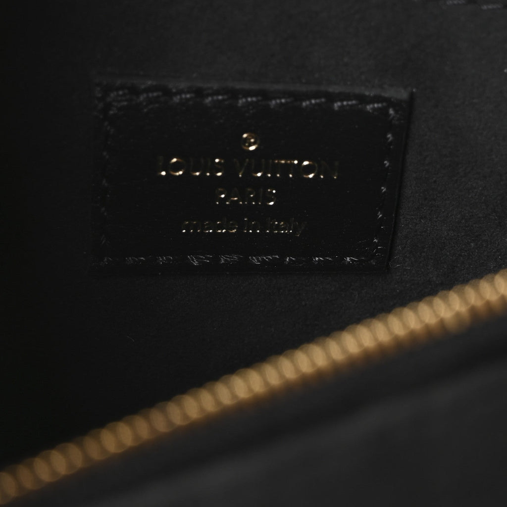 Louis Vuitton Calfskin LV New Wave Chain Bag Black