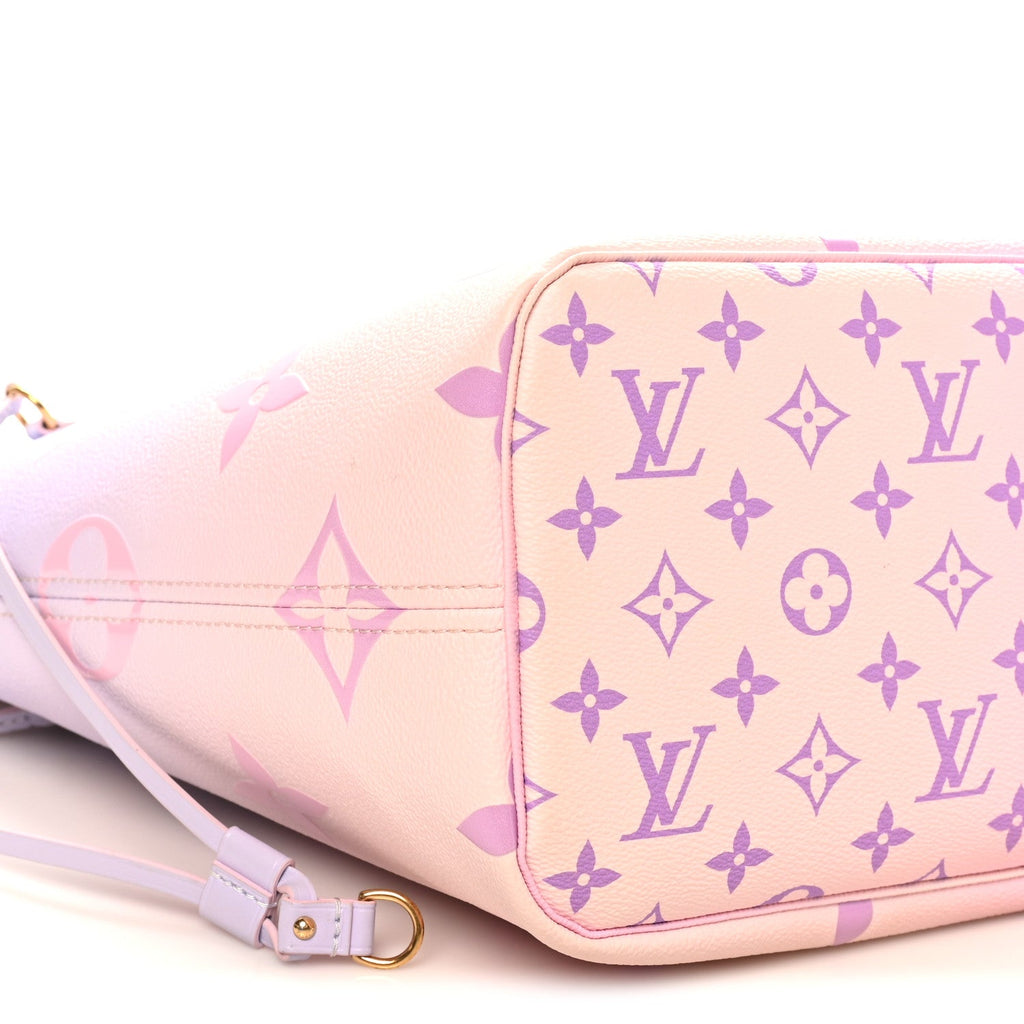 Louis Vuitton Monogram Giant Spring In The City Neverfull MM Sunrise Pastel