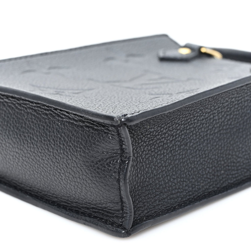 Louis Vuitton Empreinte Monogram Giant Petit Sac Plat Black