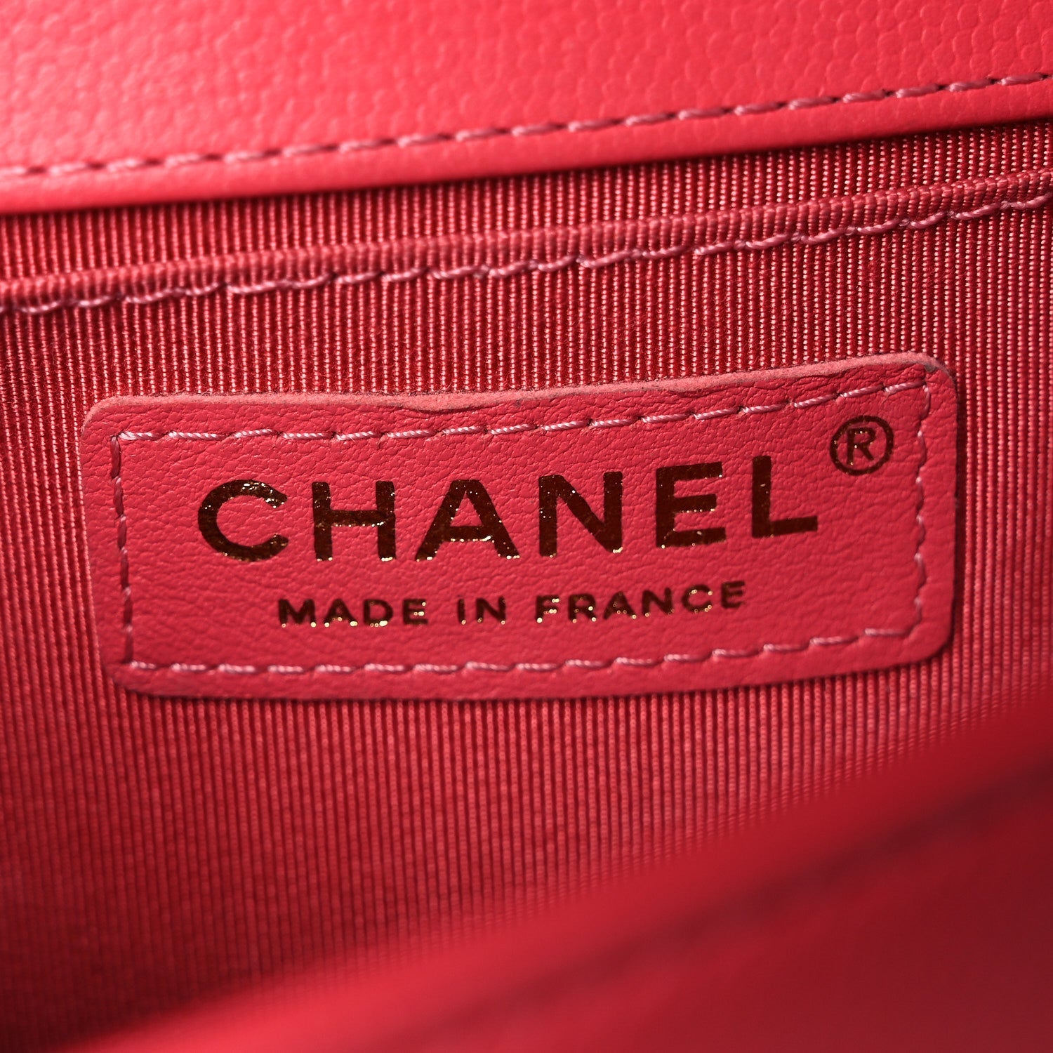Chanel Caviar Quilted Small Boy Flap Pink