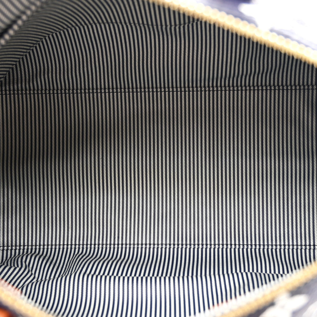 Louis Vuitton Calfskin Monogram Speedy P9 Bandouliere 30 Indigo