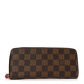 Louis Vuitton Damier Ebene Clemence Wallet Cherry