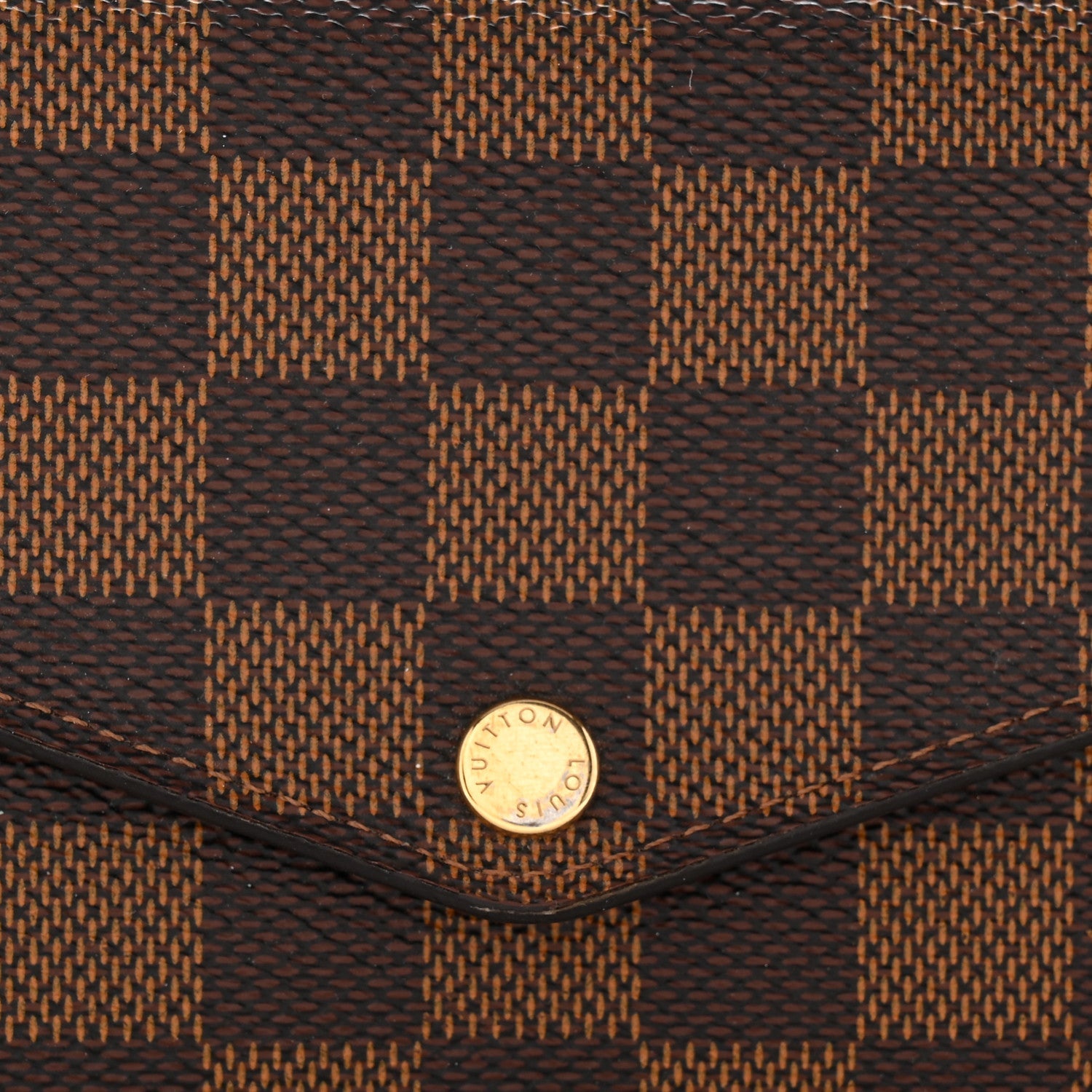 Louis Vuitton Damier Ebene Sarah Wallet NM Rose Ballerine