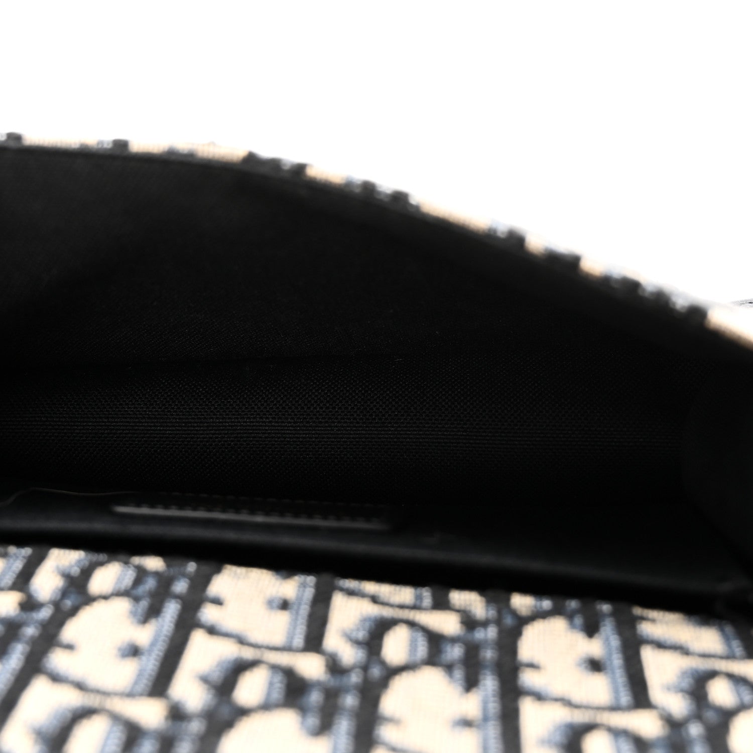 Christian Dior Oblique 30 Montaigne East West Chain Flap Bag Blue