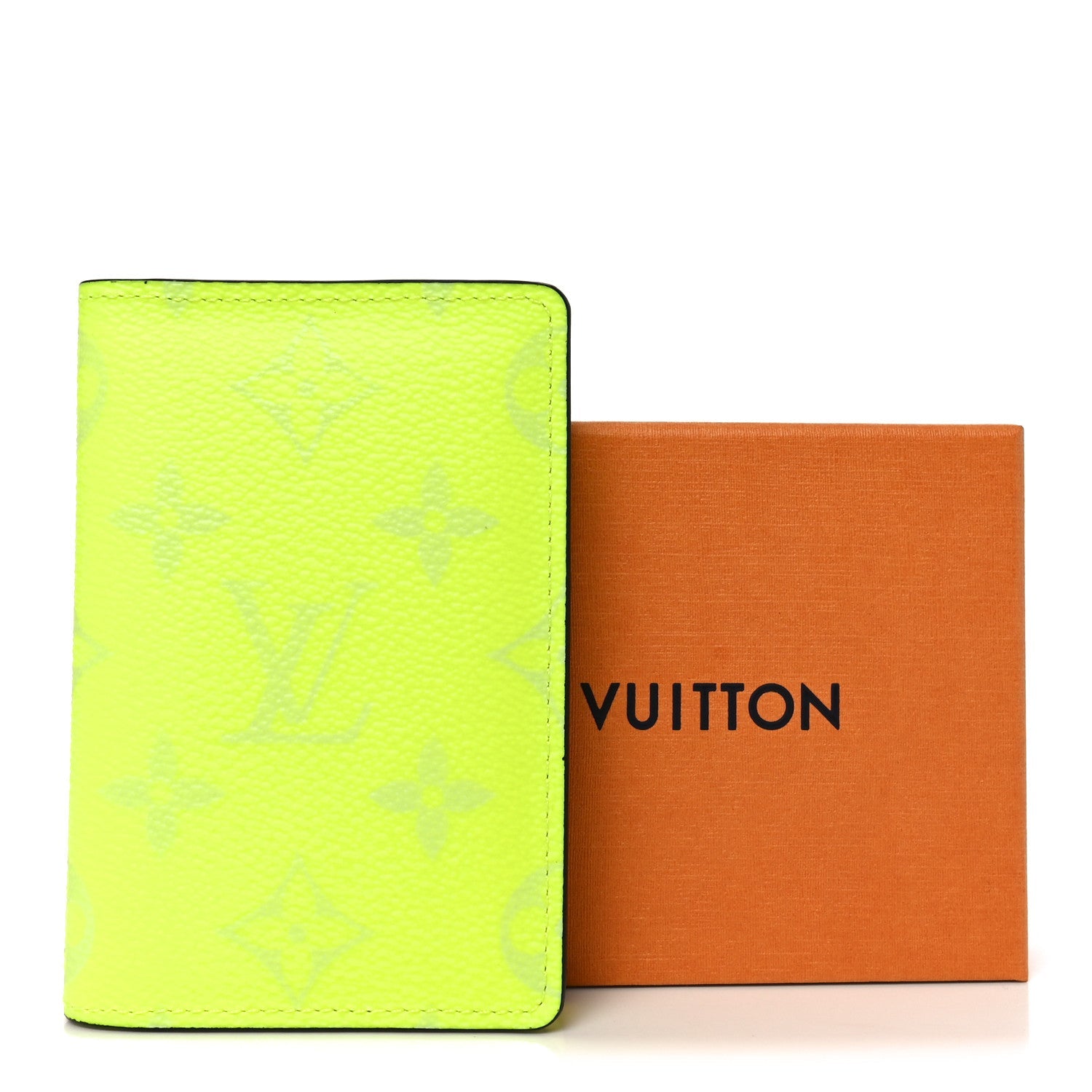 Louis Vuitton Taigarama Pocket Organizer Neon Yellow