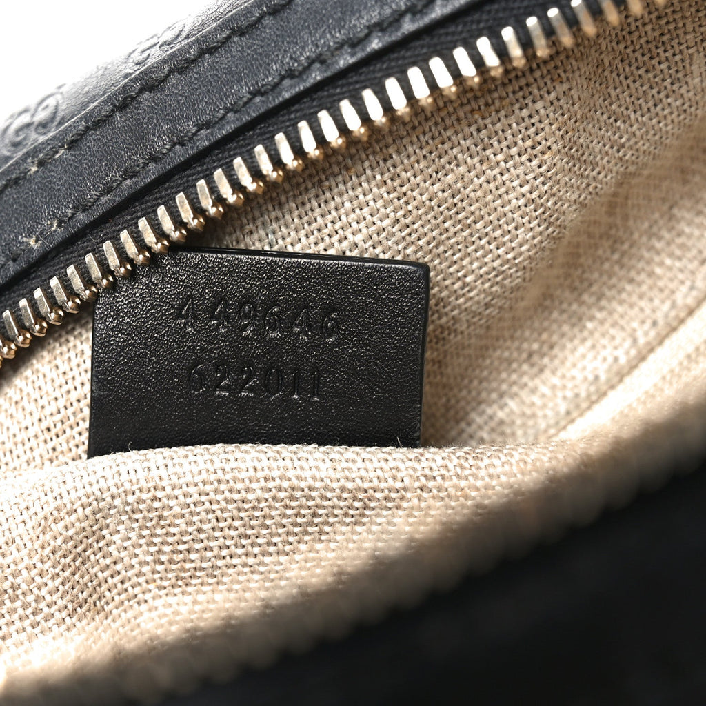 Gucci Microguccissima Medium Joy Boston Black