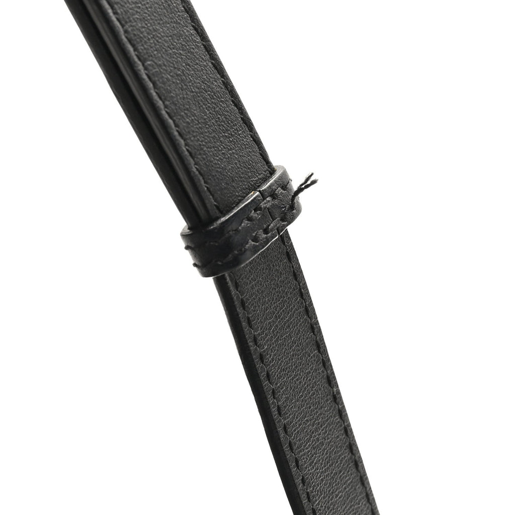 Christian Dior Canvas Mizza Embroidered Medium Bobby Flap Grey Black