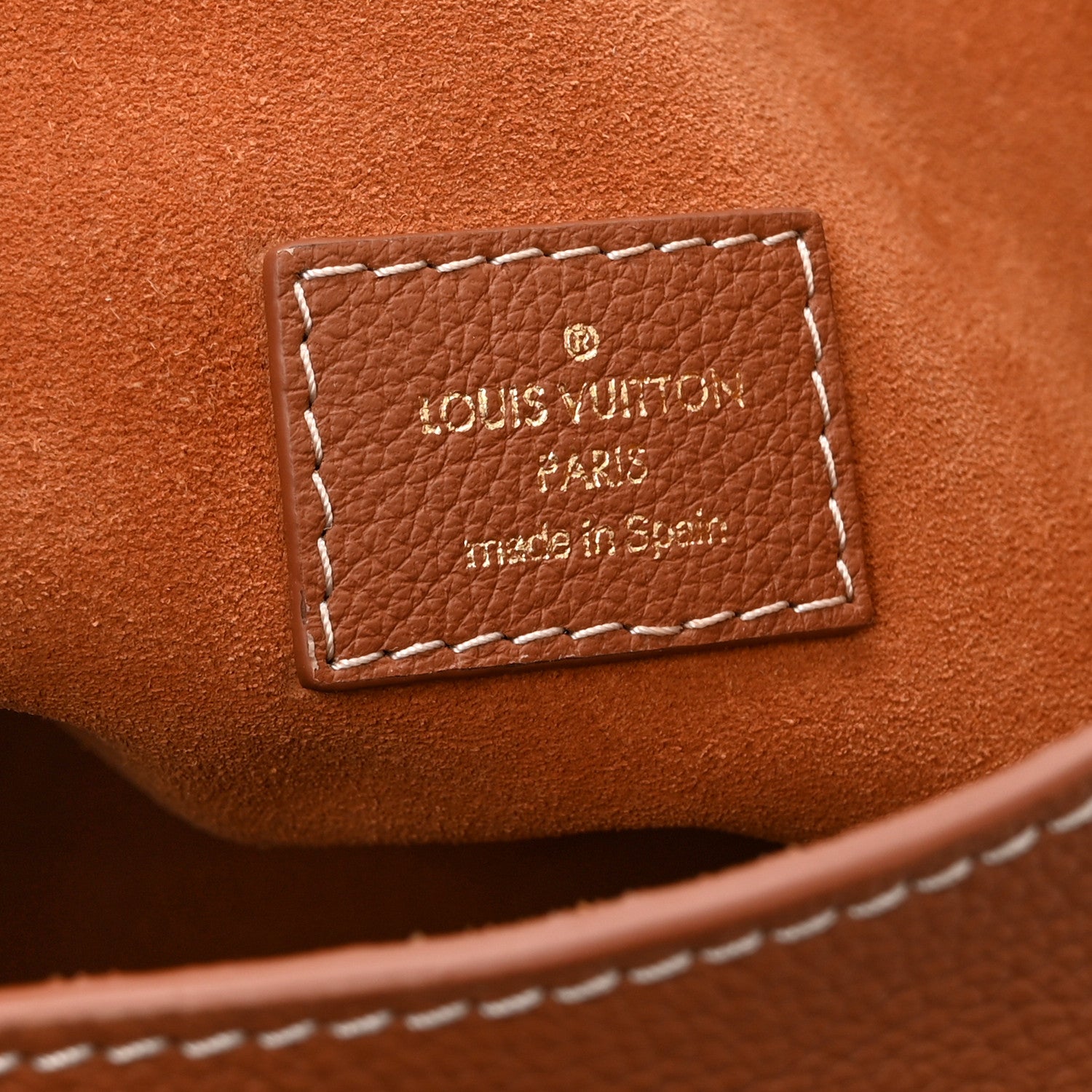 Louis Vuitton Grained Calfskin Low Key Hobo PM Cognac