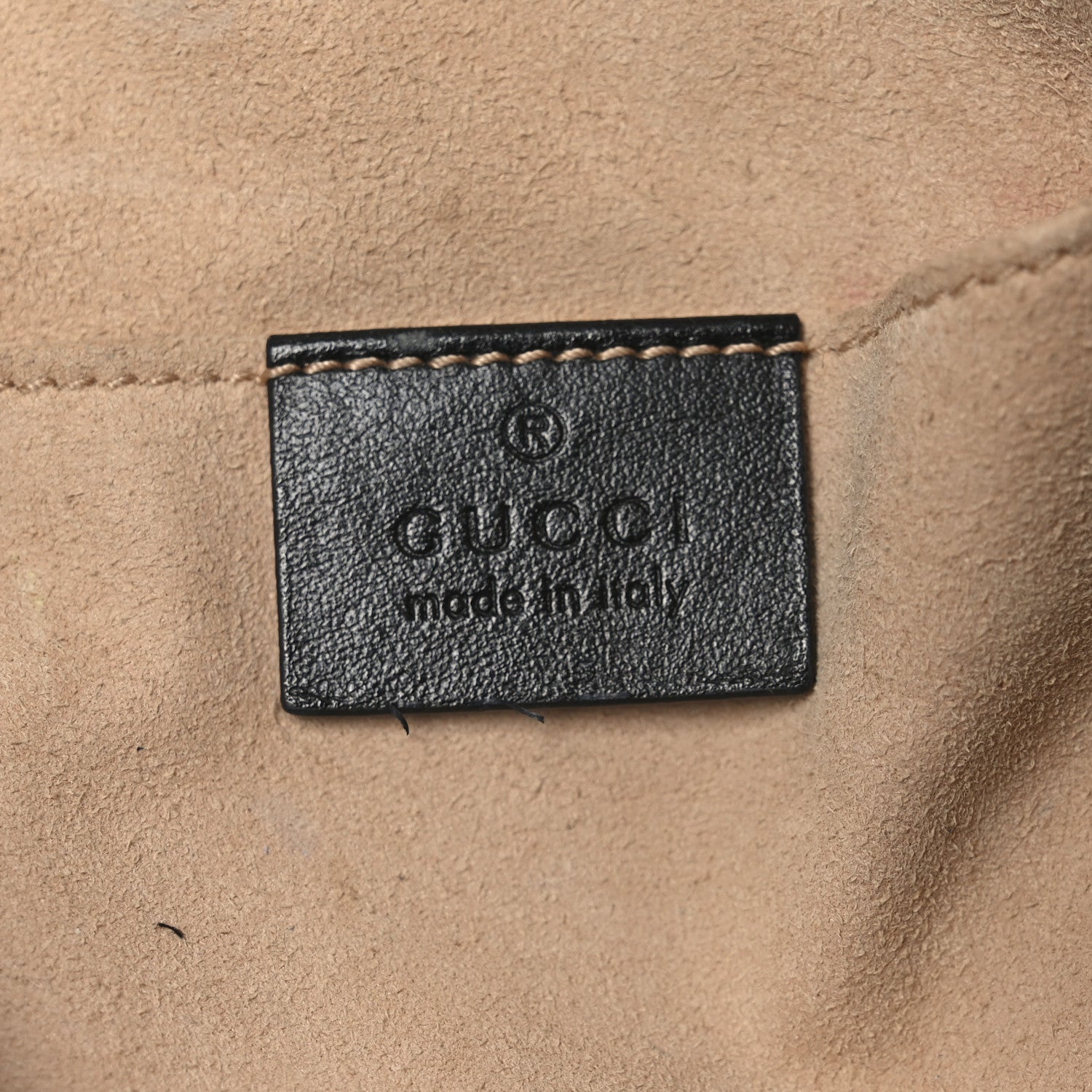 Gucci Calfskin Matelasse Small GG Marmont Chain Shoulder Bag Black