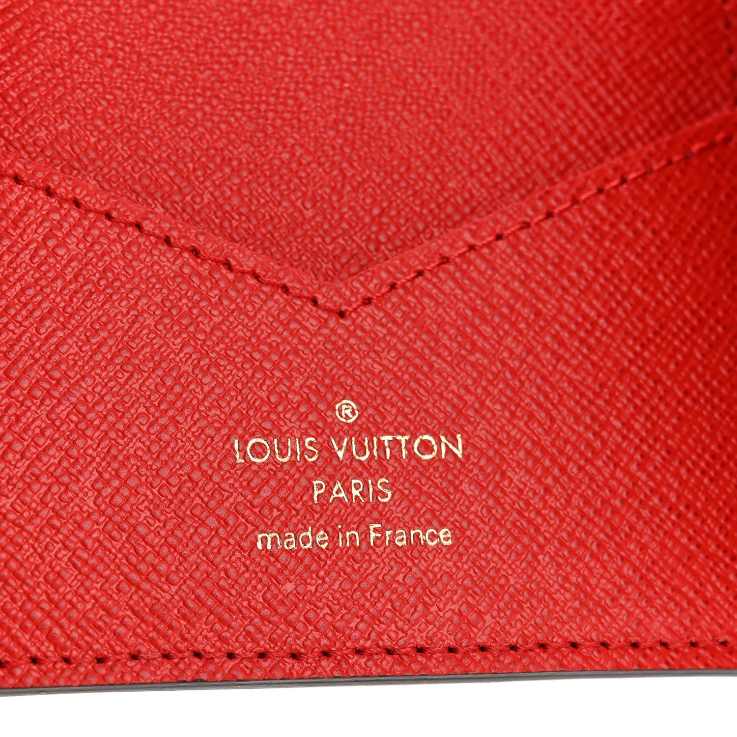 Louis Vuitton Monogram 2019 Christmas Animation Passport Cover Rouge