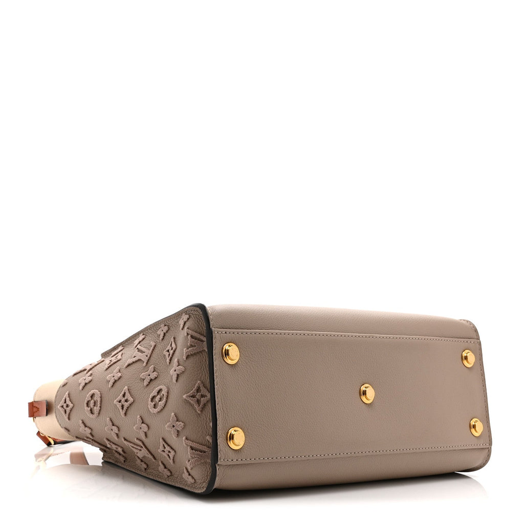 Louis Vuitton Calfskin Monogram Tufting On My Side Galet