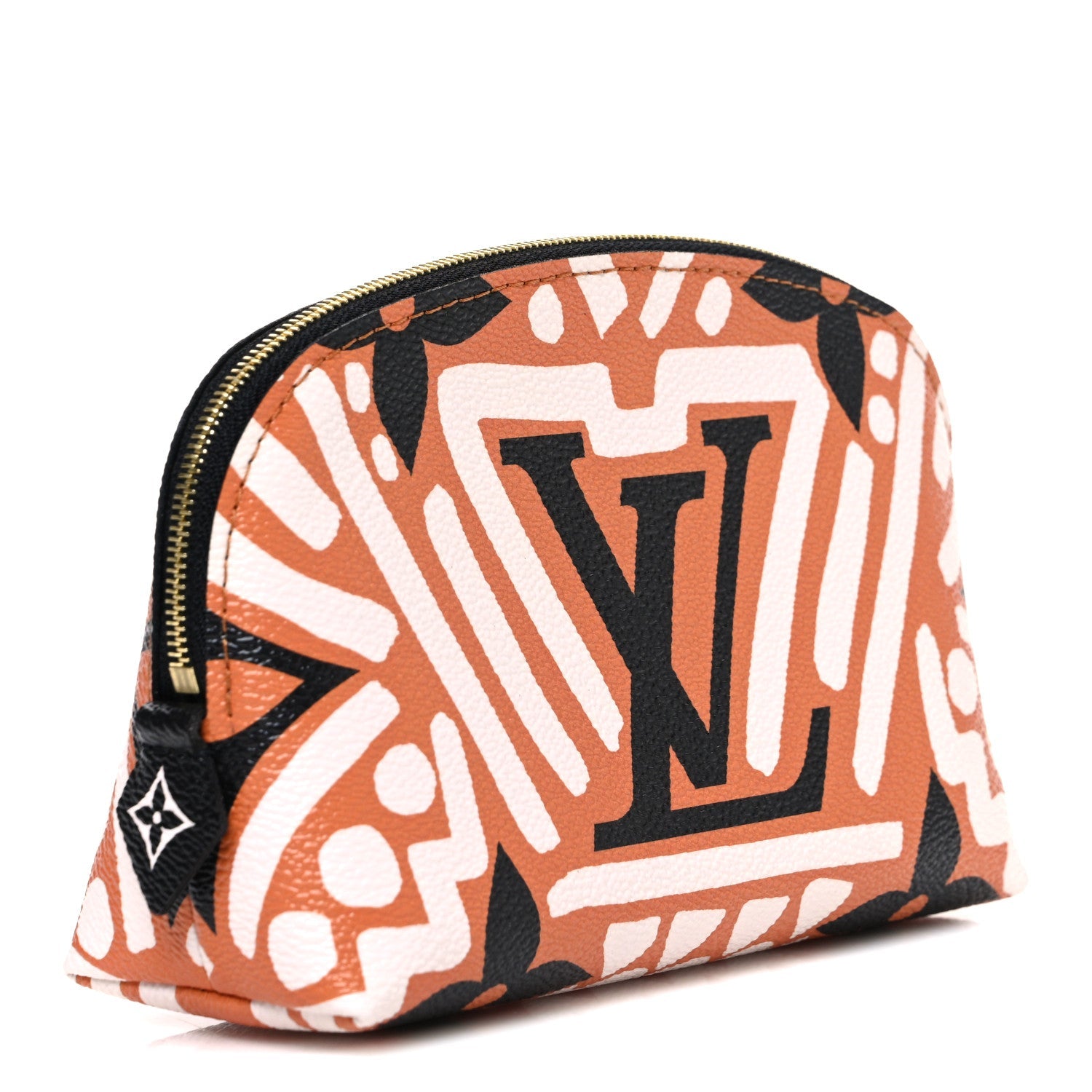 Louis Vuitton Monogram Giant Crafty Cosmetic Pouch Creme Caramel
