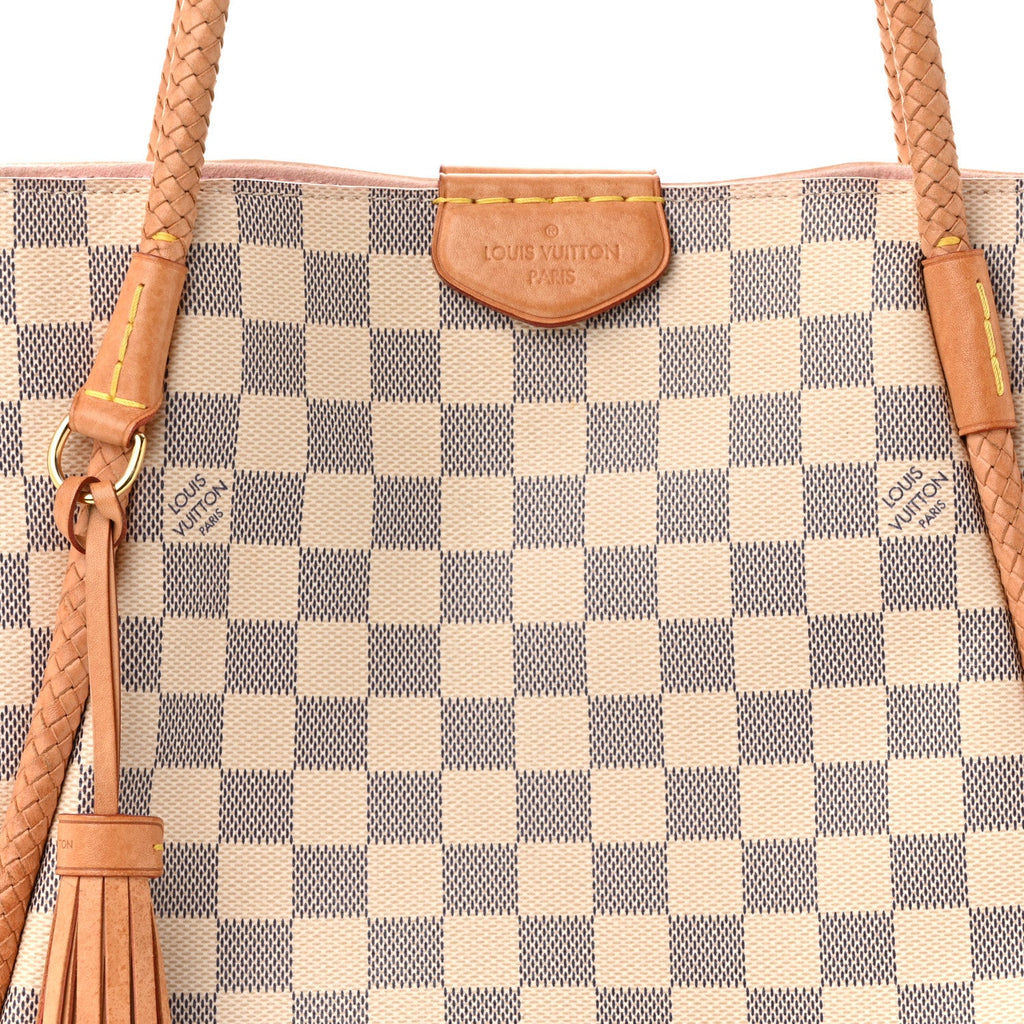 Louis Vuitton Damier Azur Propriano Rose Ballerine