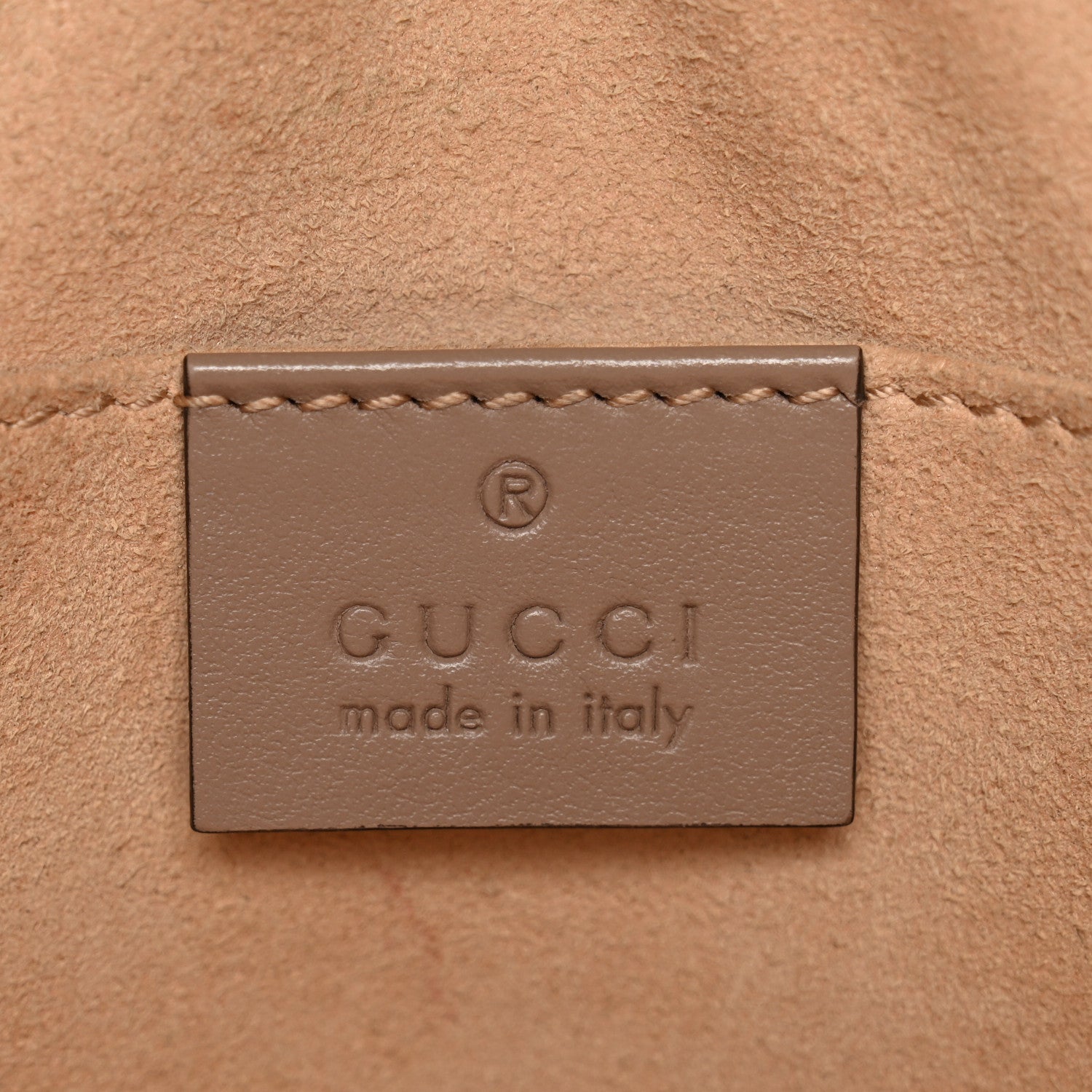 Gucci Calfskin Matelasse Small GG Marmont Chain Shoulder Bag Porcelain Rose