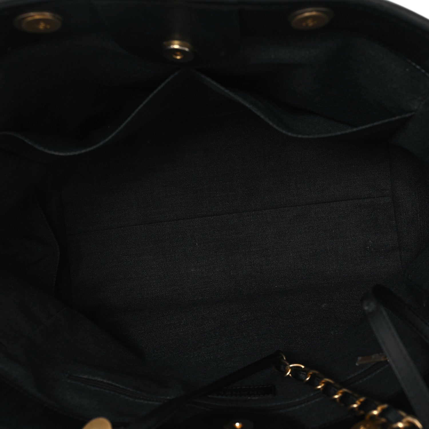 Chanel Calfskin Medium Deauville Tote Black