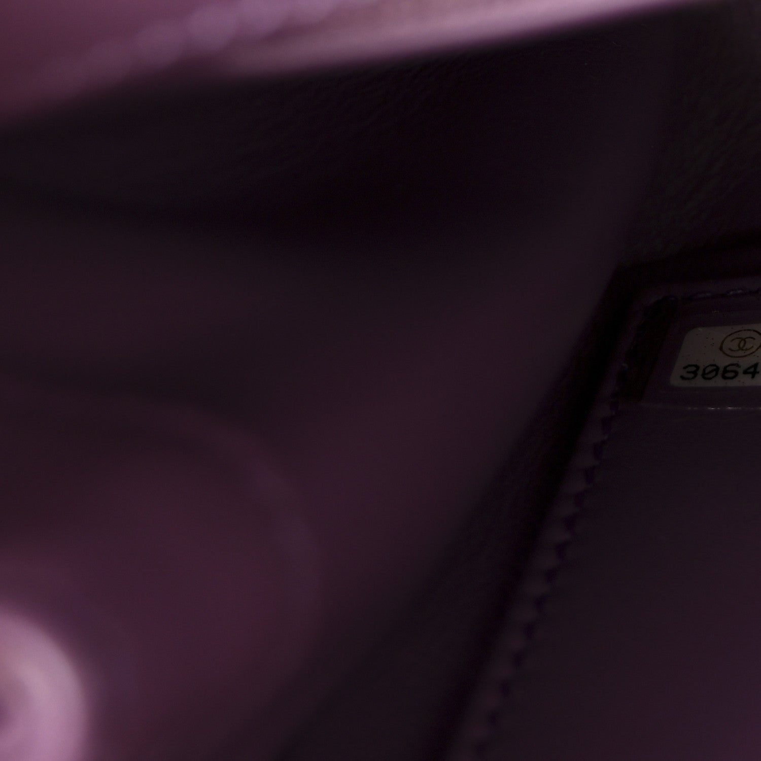 Chanel Lambskin Quilted Small CC Filigree Flap Purple