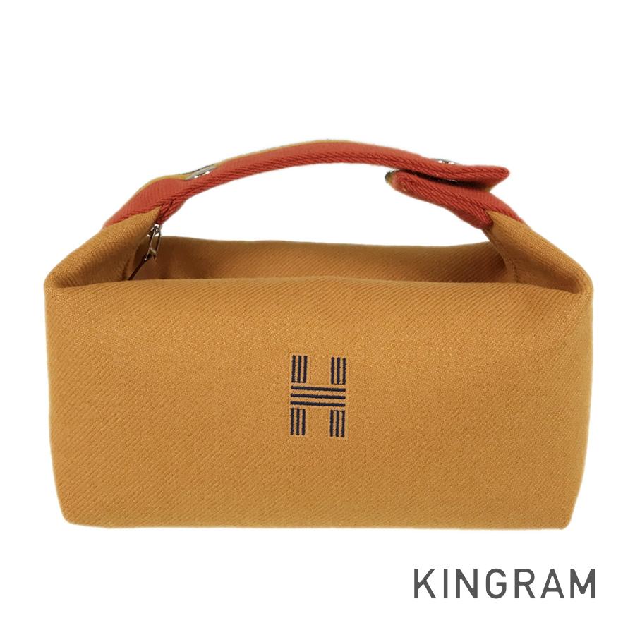 HERMES Brida Black PM Hand bag