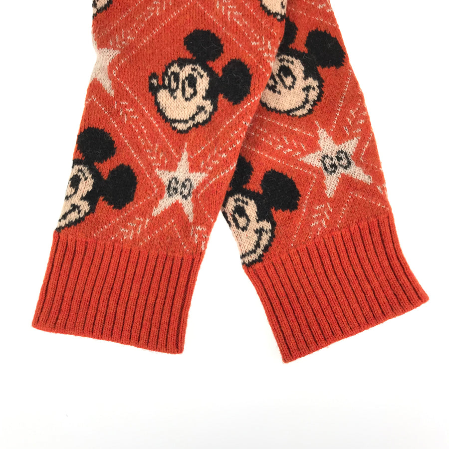GUCCI Mickey Mouse Collaboration Star Jacquard Knit Women's sweater