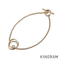 HERMES Vertege Coeur Diamond Bracelet