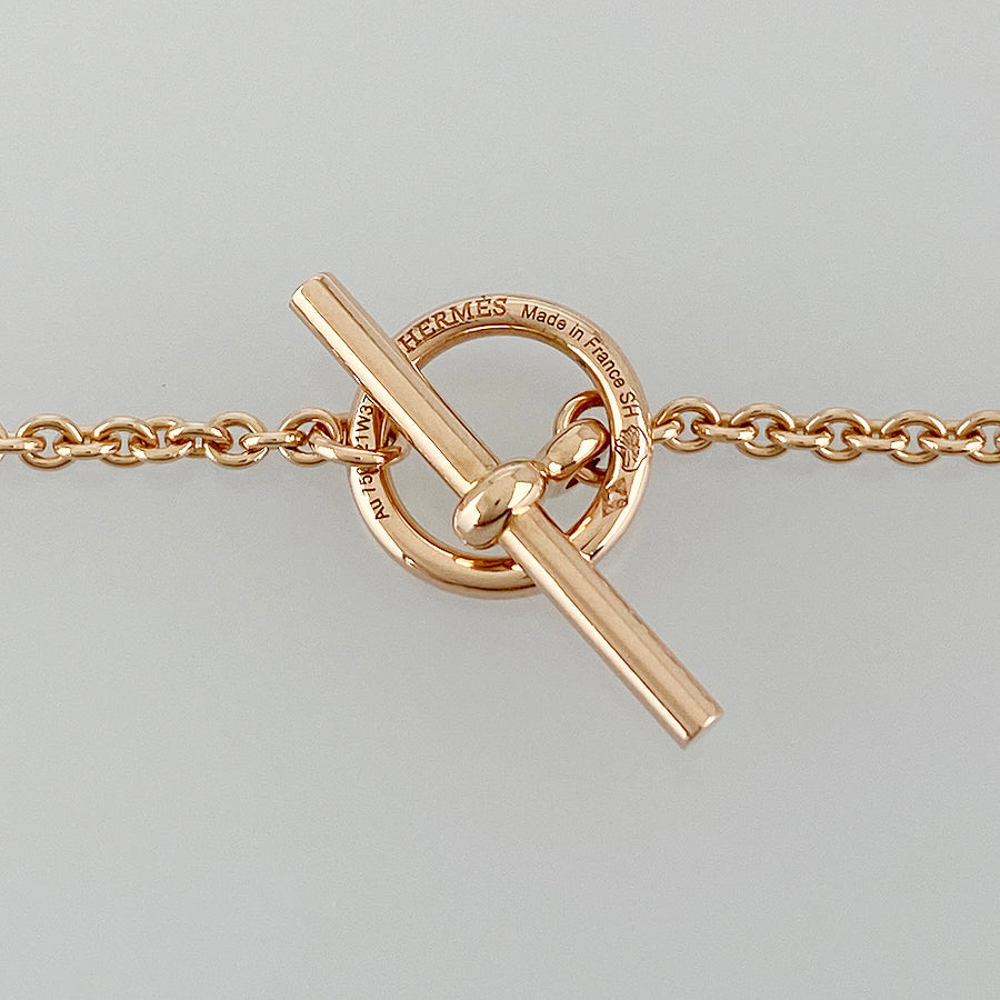 HERMES Vertege Coeur Diamond Bracelet