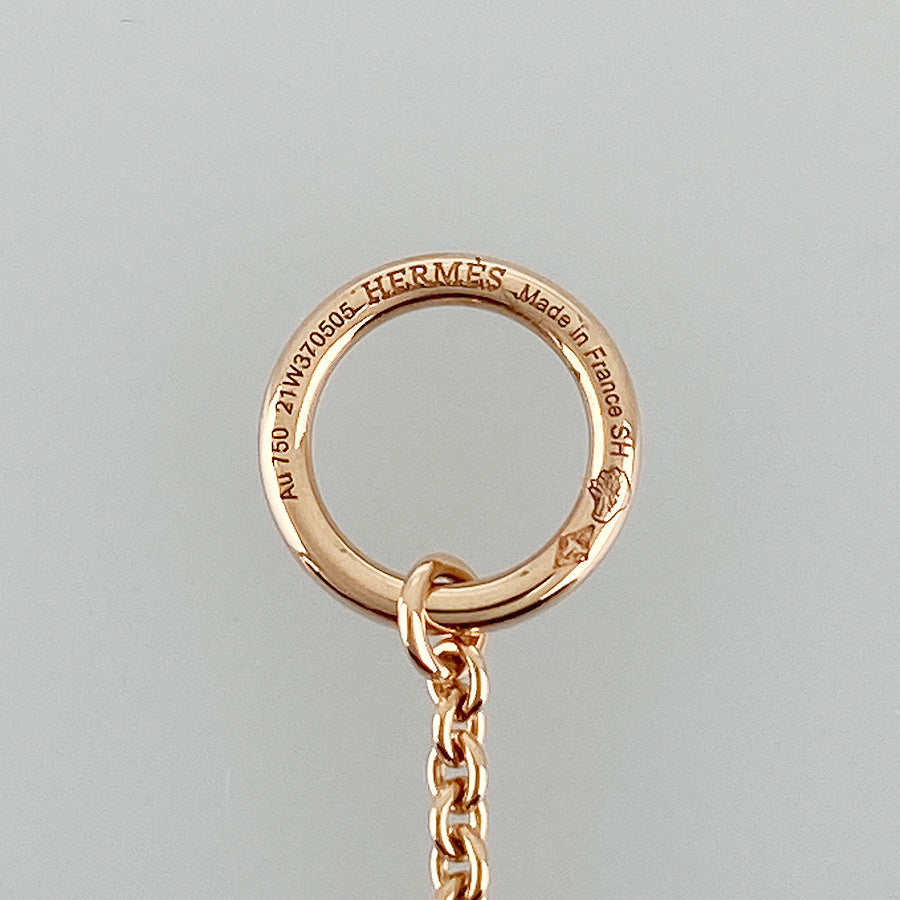 HERMES Vertege Coeur Diamond Bracelet