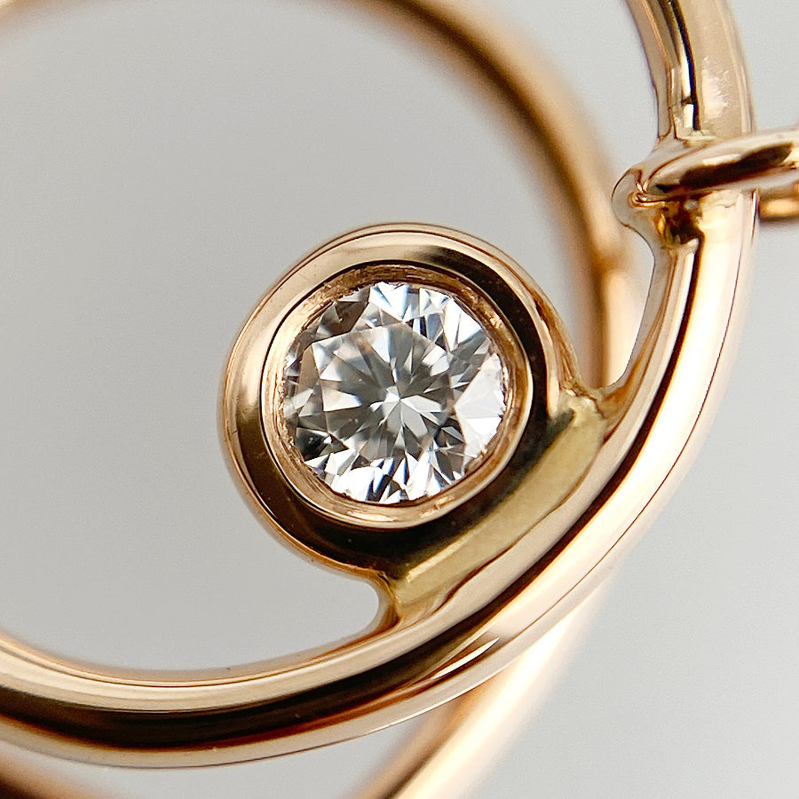 HERMES Vertege Coeur Diamond Bracelet