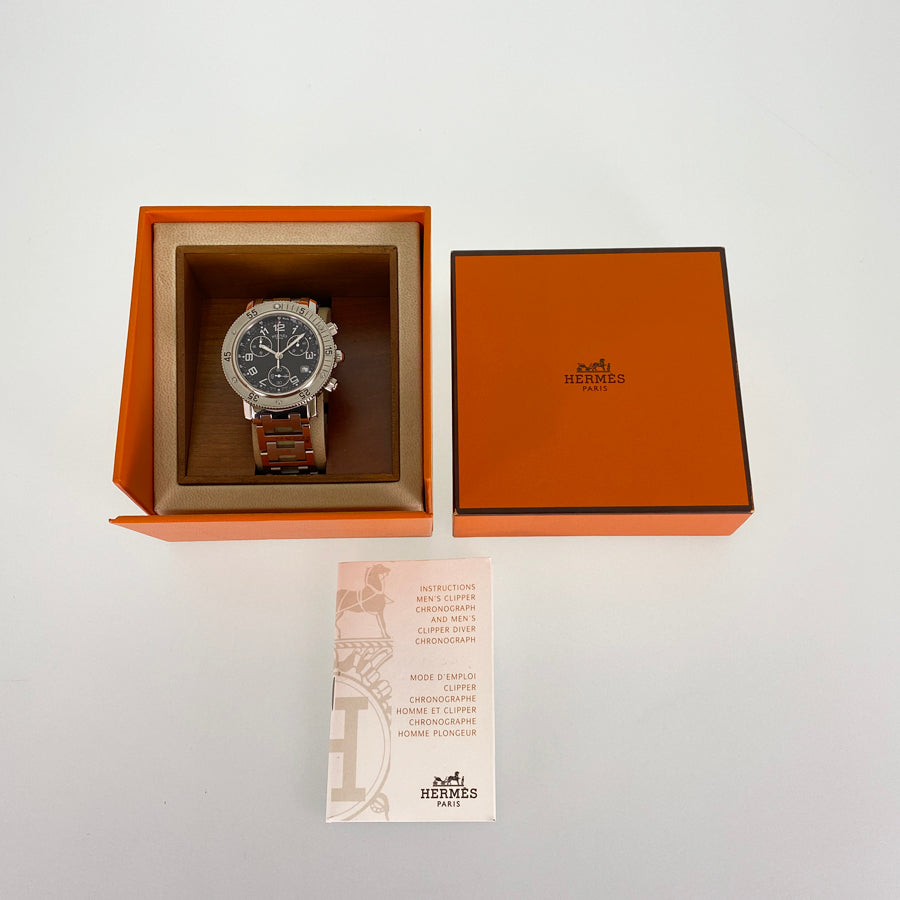 HERMES Clipper Diver Chronograph CL2.910 Men's Watch