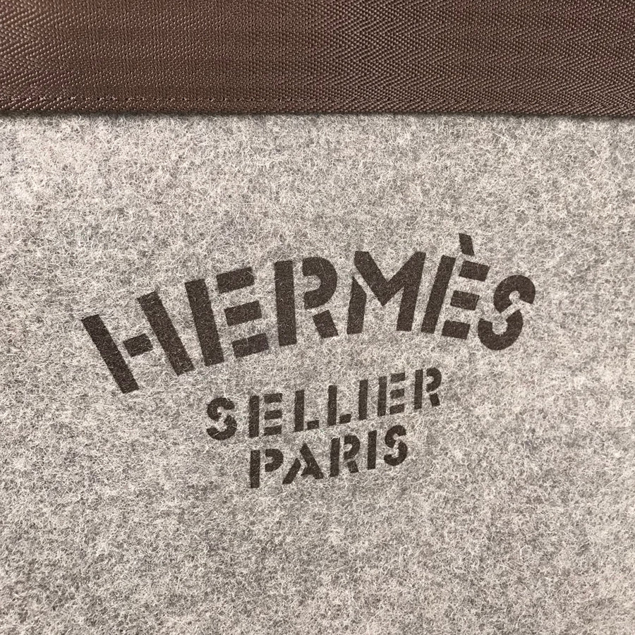 HERMES sacked panther jug room Tote bag