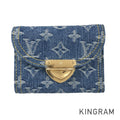 LOUIS VUITTON Monogram Denim LV remix Portefeuille Victorine M82959 Trifold wallet