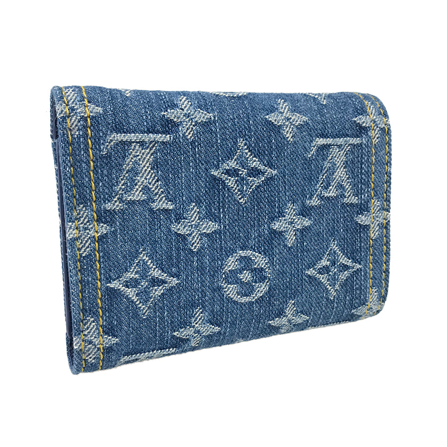 LOUIS VUITTON Monogram Denim LV remix Portefeuille Victorine M82959 Trifold wallet