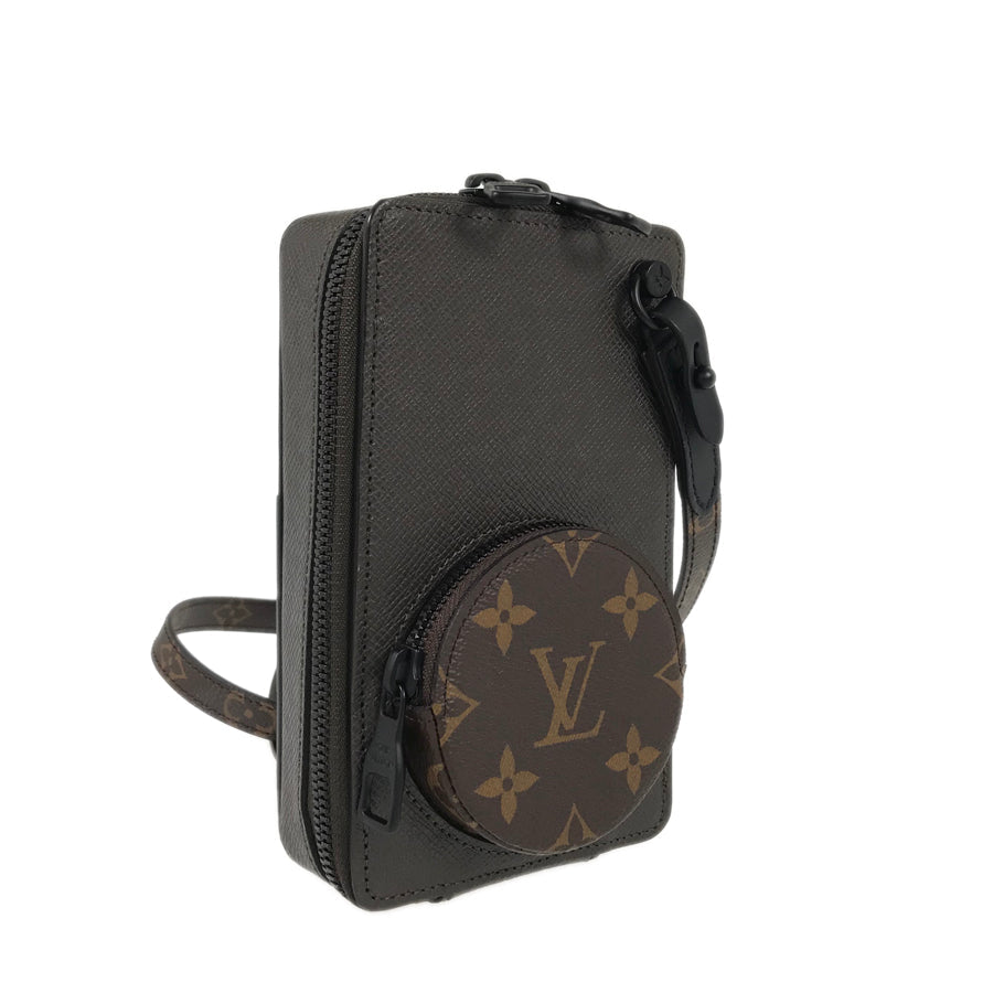 LOUIS VUITTON Taiga Monogram Phone Box M30581 Shoulder bag