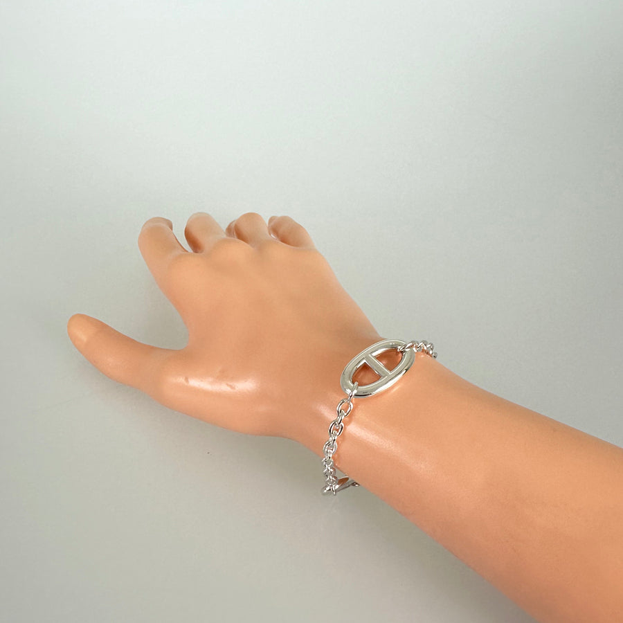 HERMES Chaine d'Ancre Farandole Bracelet