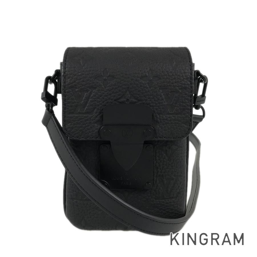 LOUIS VUITTON Taurillon Leather S Lock Vertical Wearable Wallet M81524 Shoulder bag