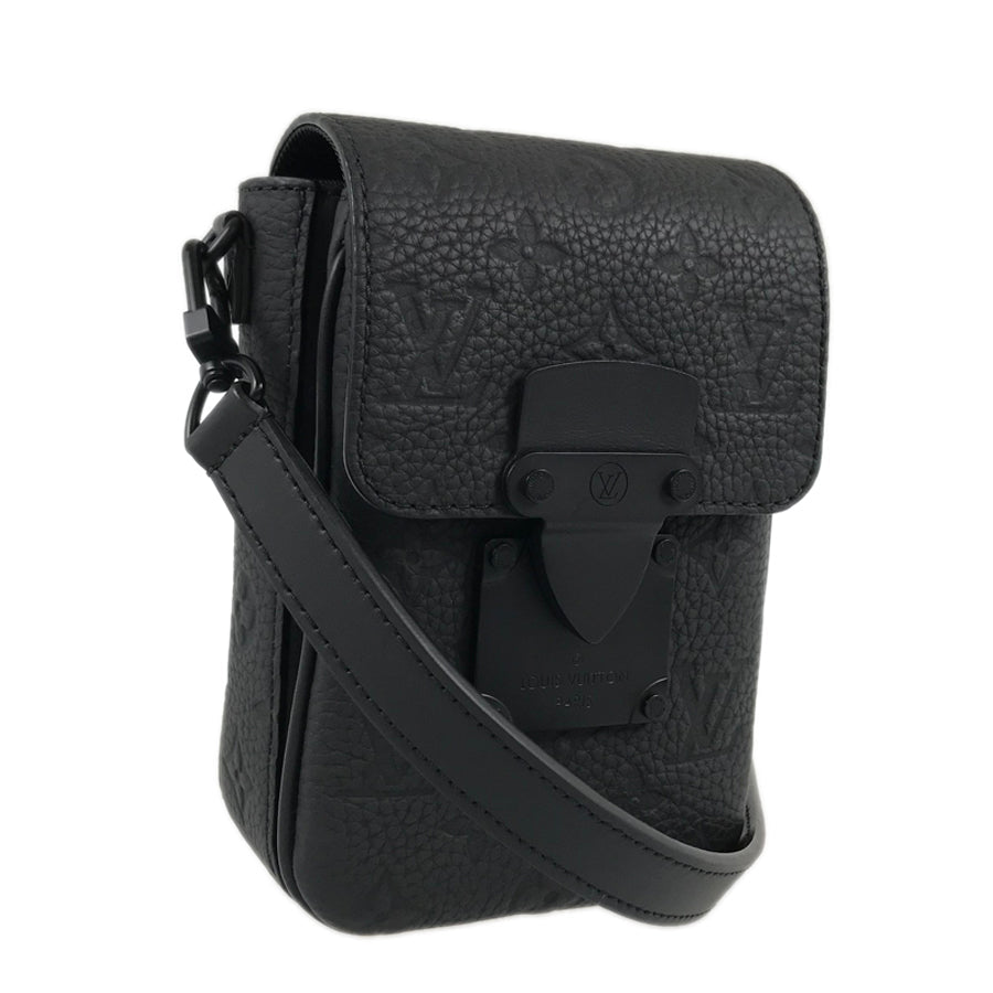 LOUIS VUITTON Taurillon Leather S Lock Vertical Wearable Wallet M81524 Shoulder bag