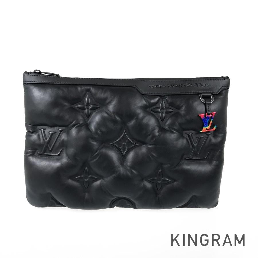 LOUIS VUITTON Monogram Embossed Pochette A4 M68775 Clutch bag