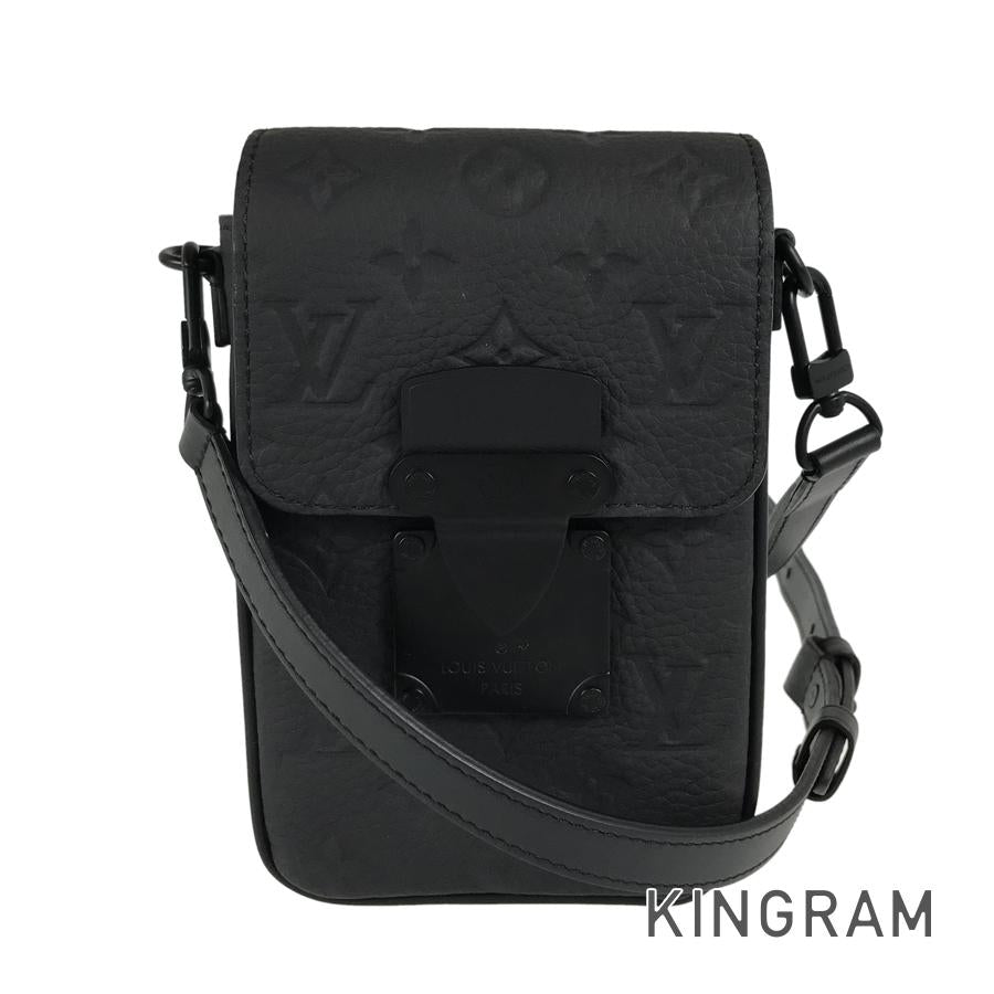 LOUIS VUITTON Taurillon Leather S Lock Vertical Wearable Wallet M81524 Shoulder bag
