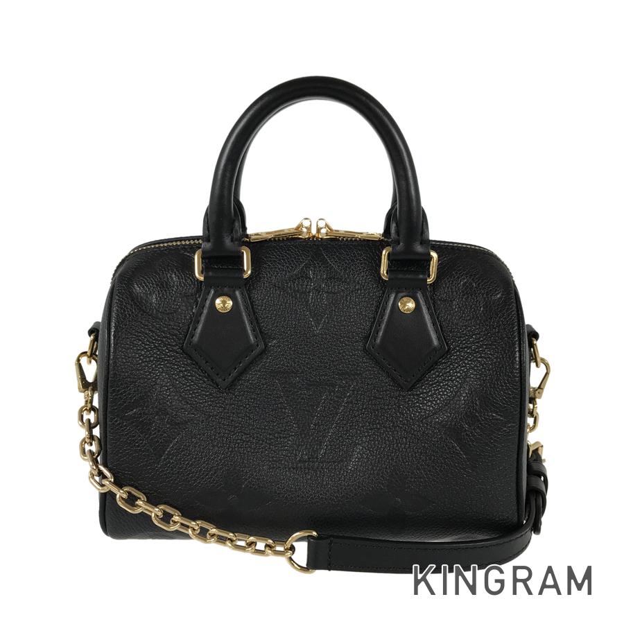 LOUIS VUITTON Monogram Empreinte Speedy Bandouliere 20 M58953 Hand bag