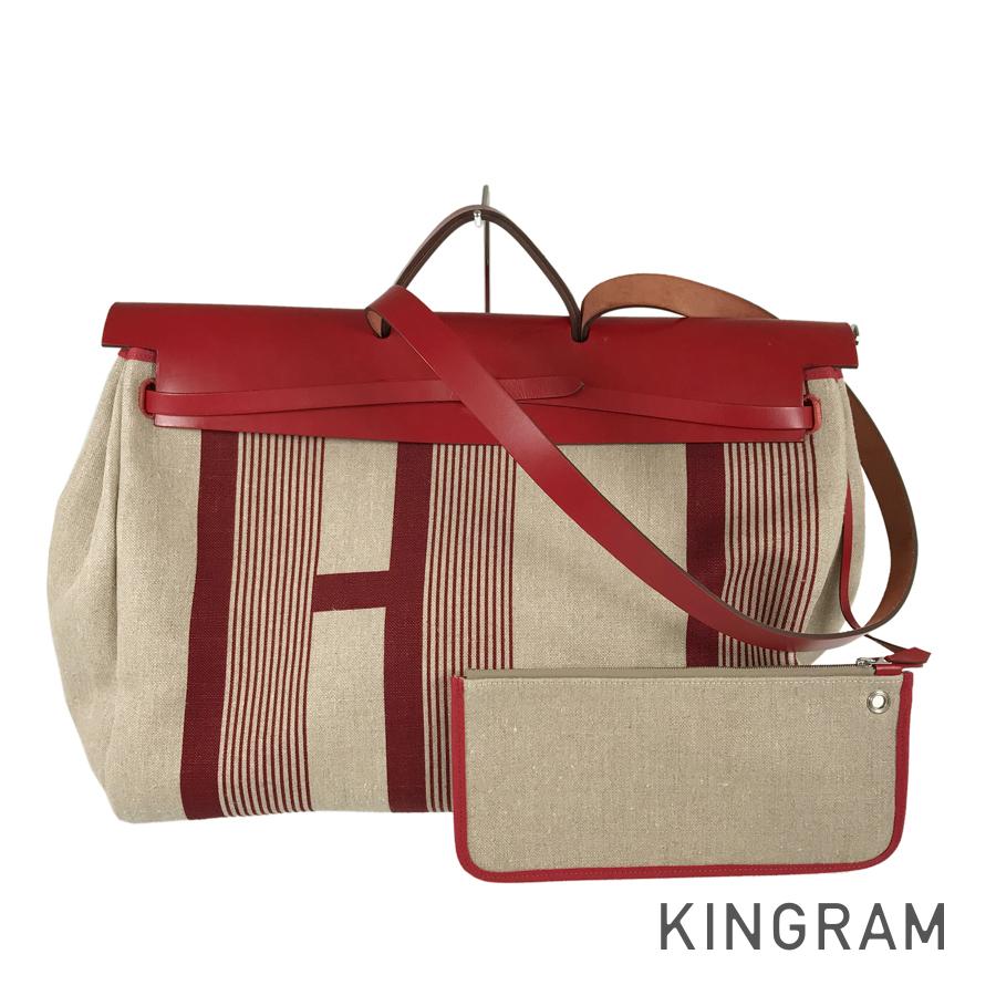 HERMES Herbag Zip GM H Vibrush on Hand bag