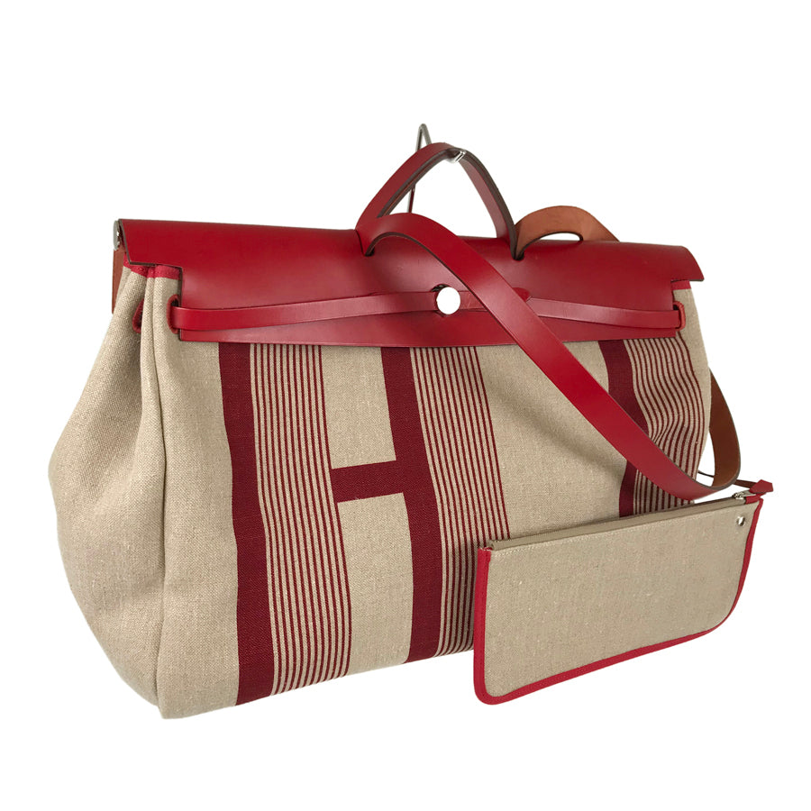HERMES Herbag Zip GM H Vibrush on Hand bag