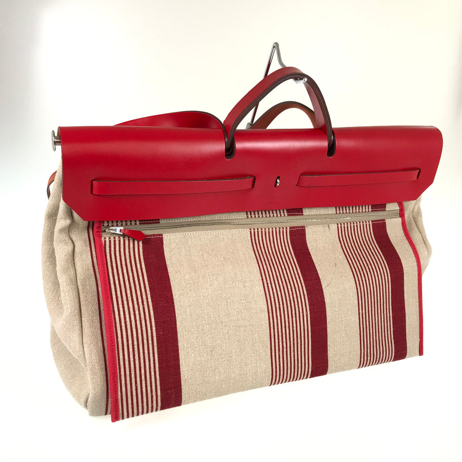 HERMES Herbag Zip GM H Vibrush on Hand bag