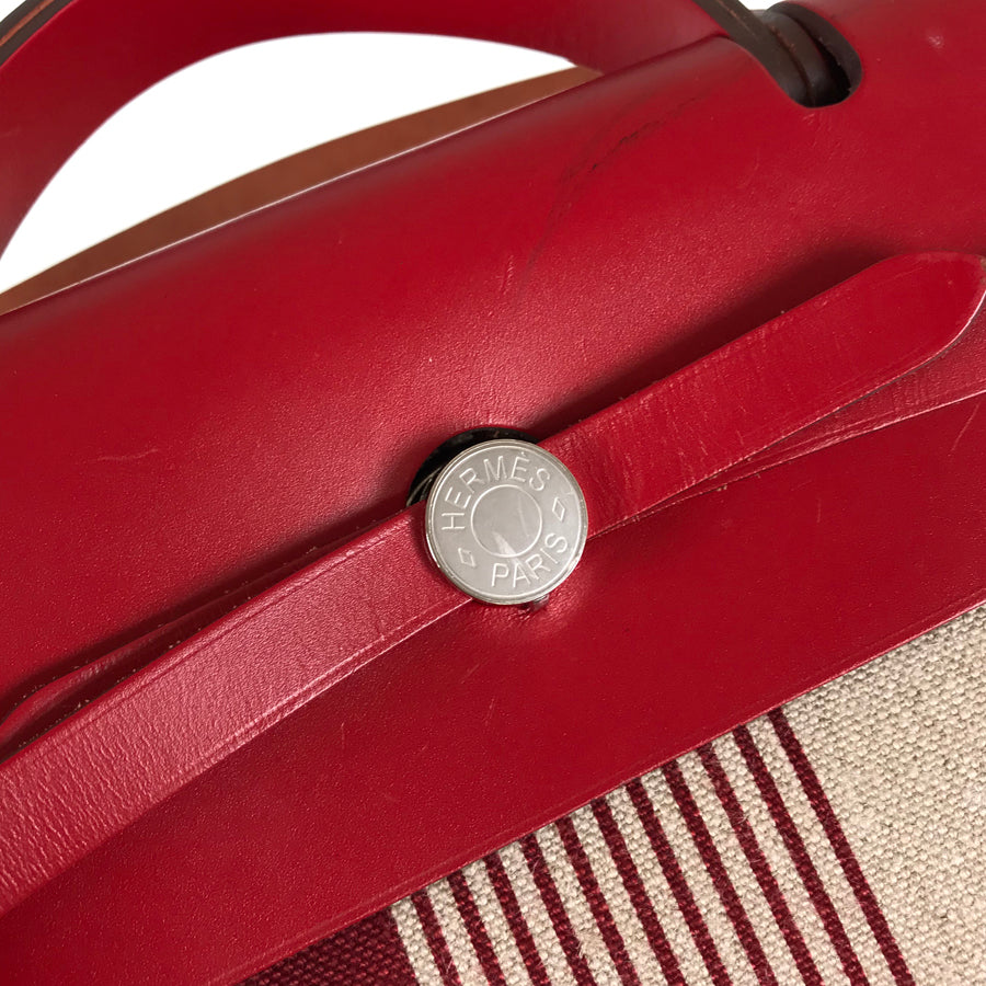 HERMES Herbag Zip GM H Vibrush on Hand bag