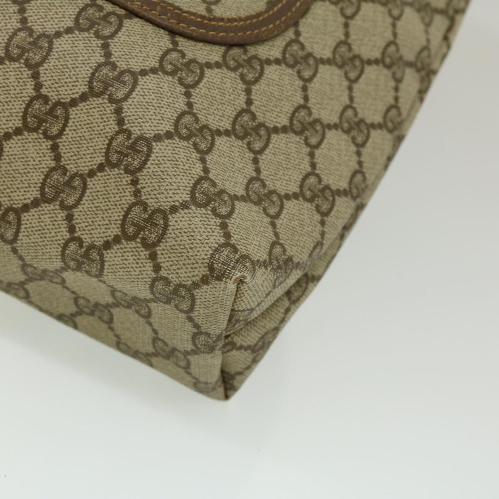 GUCCI Web Sherry Line GG Canvas Tote Bag Beige Red Green  fm1307